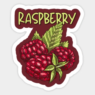 Raspberry Sticker